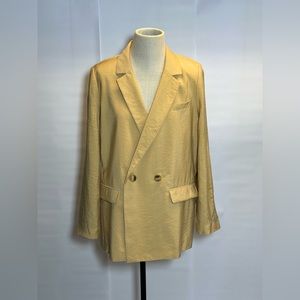 New Madewell Double-Breasted Blazer Tan!!!